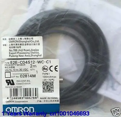 

DHL/EUB 5pcs Proximity Switch E2E-C04S12-WC-C1 E2EC04S12WCC1 new 15-18
