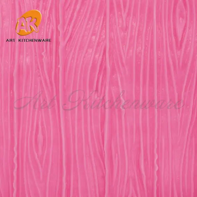 Wood Texture Impression Mat Lace Mat Silicone Mould Cake Mold