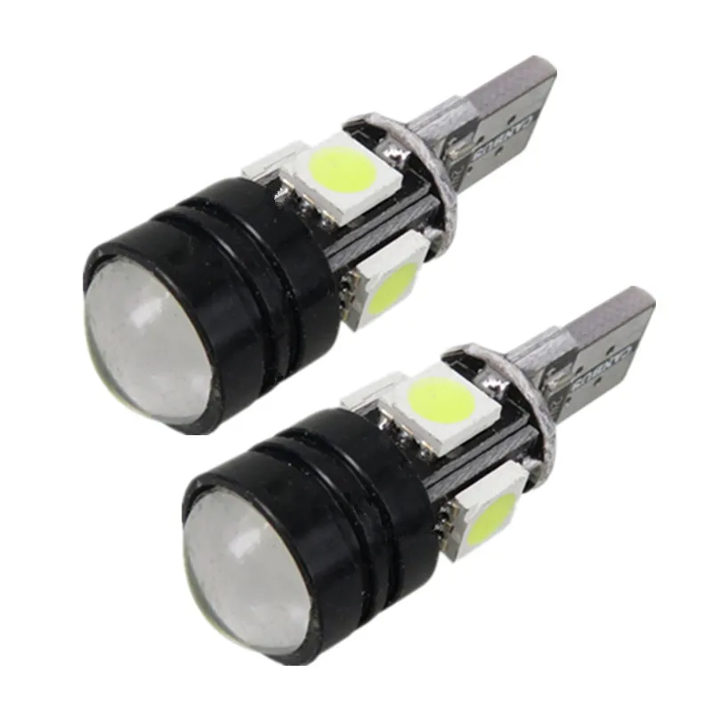 WLJH T10 Car Led 501 W5W Canbus COB Projector Lens Parking Light Bulb for Mercedes Benz C250