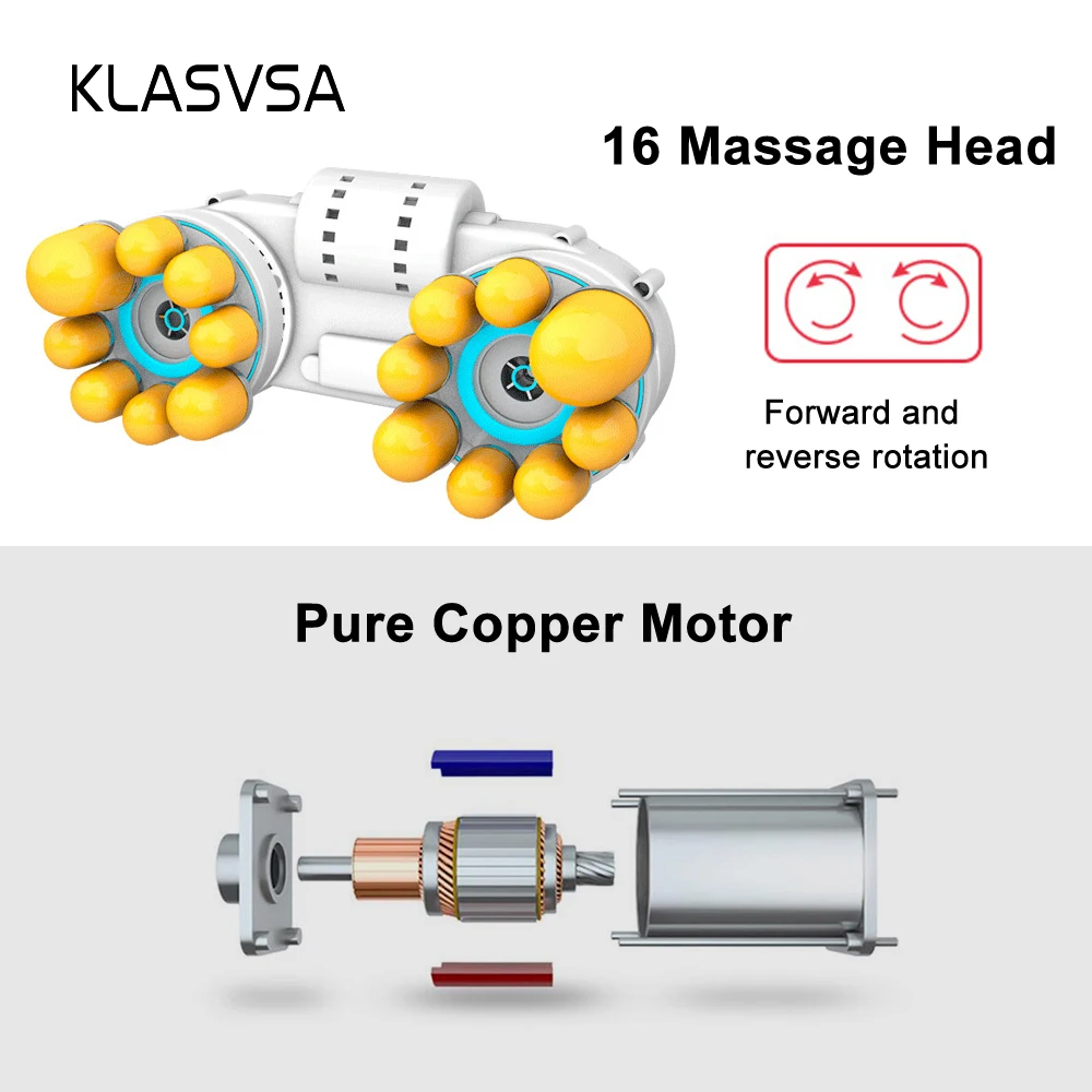 KLASVSA Electric Heating Neck Massager Shiatsu Kneading Cape Back Shoulder Pain Relief Home Acupuncture Therapy Relax Shawls KLASVSA Electric Heating Neck Massager Shiatsu Kneading Cape Back Shoulder Pain Relief Home Acupuncture Therapy Relax Shawls