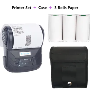 

GOOJPRT 80mm Wireless Bluetooth High Speed Thermal Label Printer Sticker Barcode Moving Printer Mini Printing Logistic Warehouse
