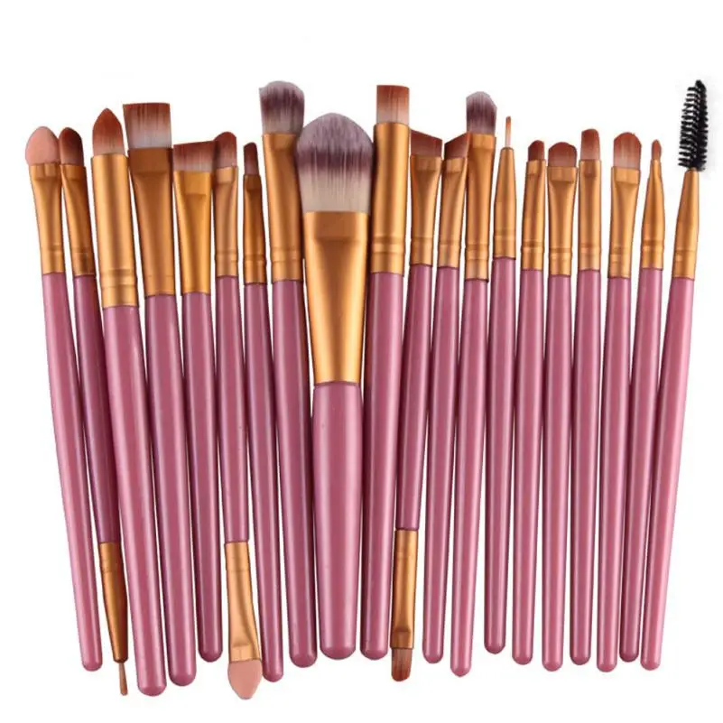 

2019 New Pro 20pcs/set pro Makeup Brushes soft Multifunction Foundation Eyebrow Eyeliner Blush Powder Eyeshadow Cosmetic Concealer brush set