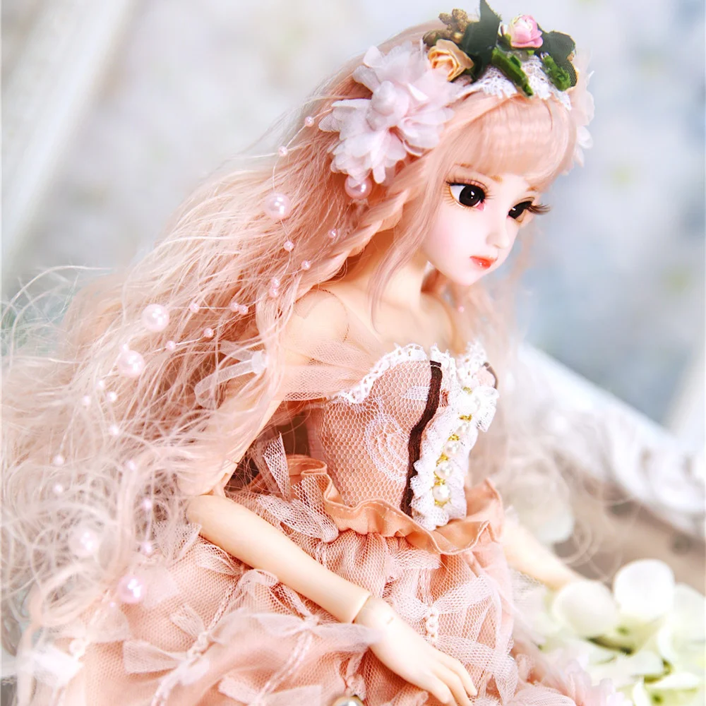 Кукла DBS 1/4 BJD молочная королева имя Клэр коралловый волос механическое суставное