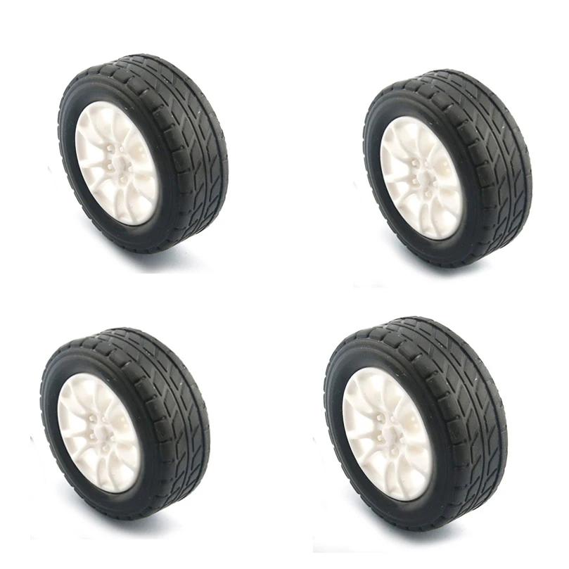 

feichao Rubber Small Wheel Combination of Small Wheels Tire Pulley DIY Toy Model Accessories for Car
