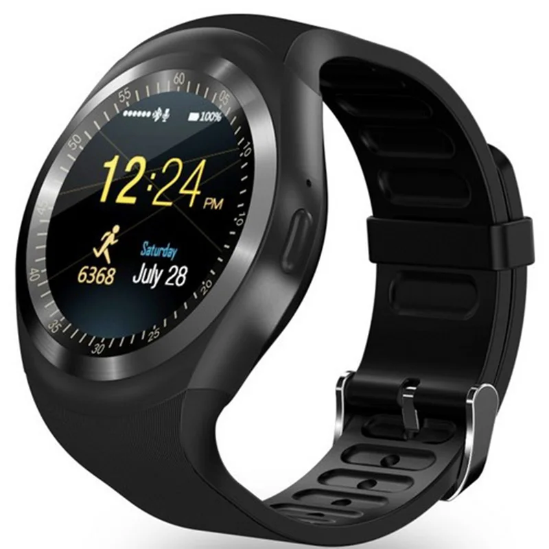 

2018 Y1 Smart Watch Support Nano SIM Card and TF Card Smartwatch PK GT08 U8 Wearable Smart Electronics Stock For iOS Android