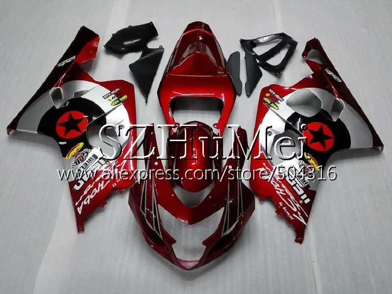 Корпус для SUZUKI синий corona GSXR 600 750 04 05 GSXR600/750 GSX-R750 30SH12 GSX-R600 K4 GSXR750 04 05 GSXR600 2004 2005 обтекатель - Цвет: No.  2