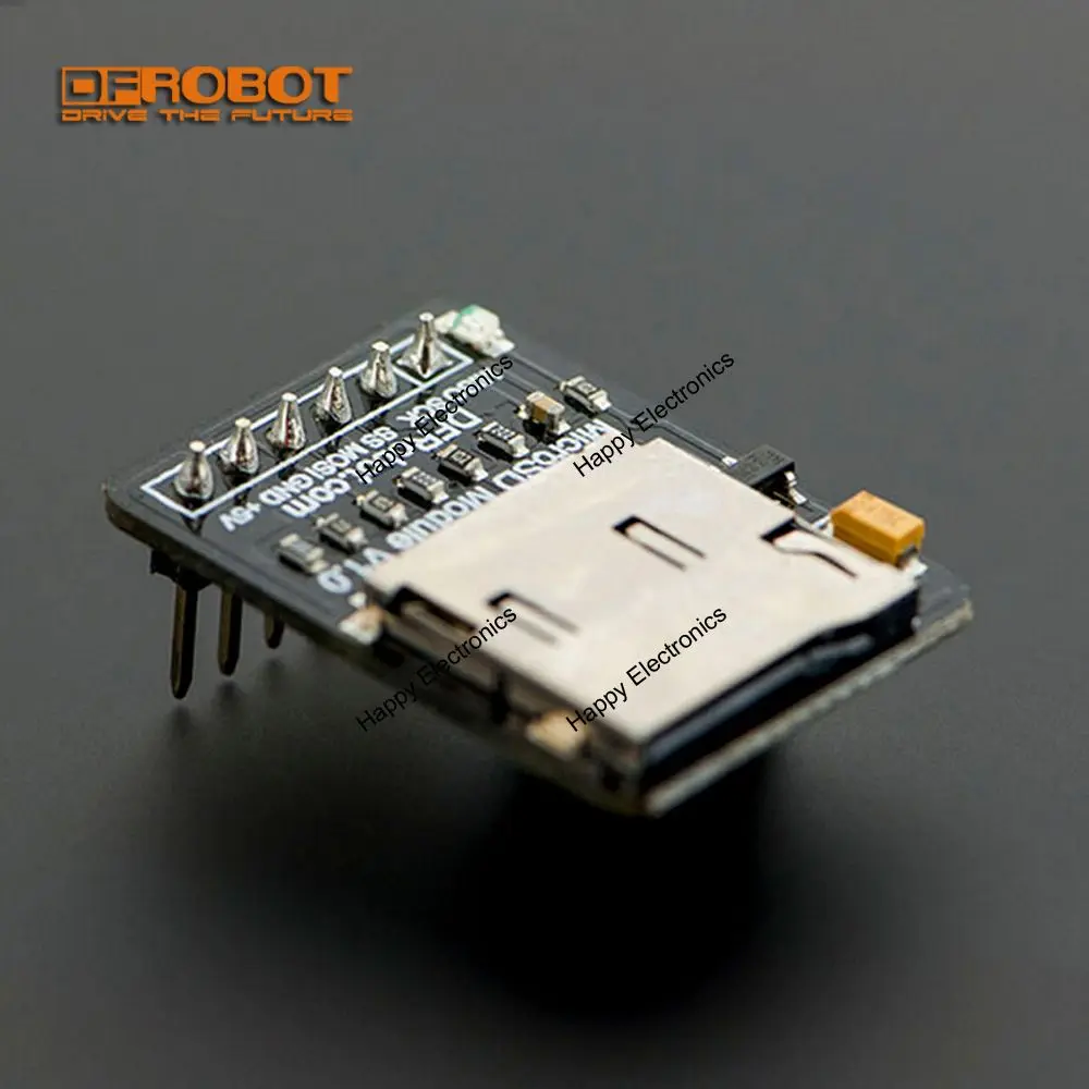 Модуль Micro SD/TF (Reader) DFRobot 100% оригинал поддержка интерфейсов SPI питание 5 в для