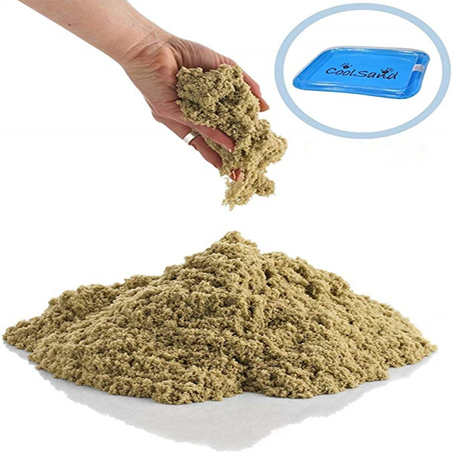 

500g colors Magic Sand Educational Amazing Indoor Play Dynamic Sand Children Toys Ziplock Bag Packing DIY Sand Dropshipping