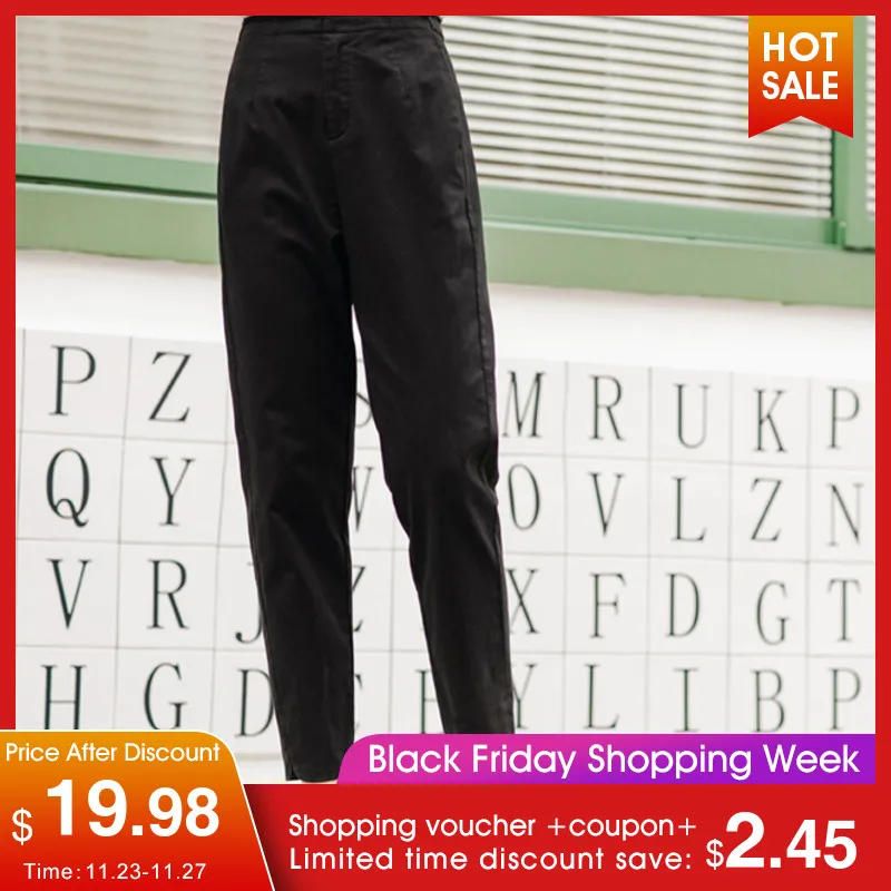 Goede INMAN vrouwen 2018 fall fashion leisure broek negen solide steun broek vrouwelijke potlood broek