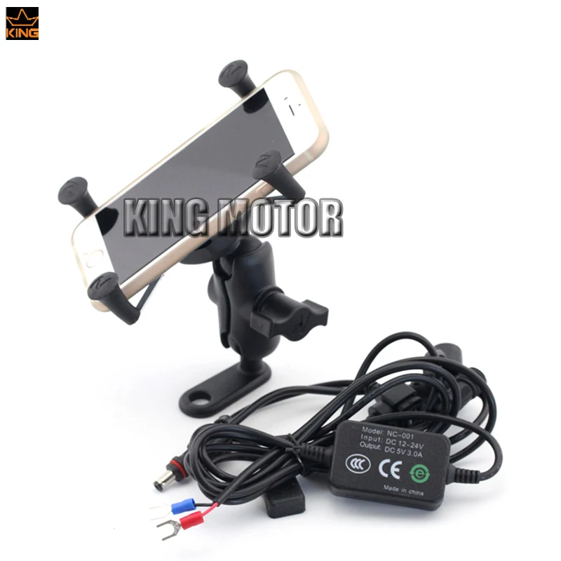 

For YAMAHA MT-01 MT-03 MT-07 FZ-07 MT07 MT03 MT01 Motorcycle Navigation Frame Mobile Phone Mount Bracket with USB charge port