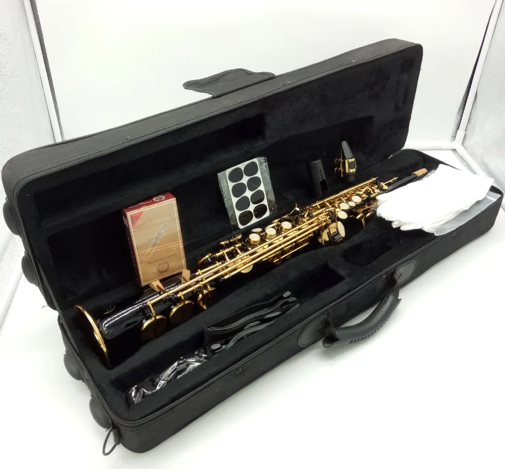 

Brand New France Henri Paris Professional Soprano Saxophone 803 Black Lacquer Musical Instruments Professional Sax Soprano 80III