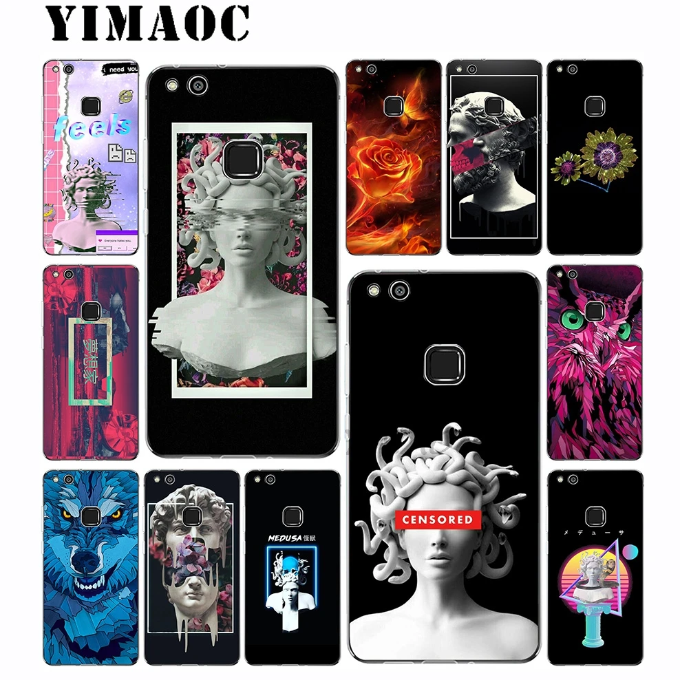 

Medusa Vaporwave Art Soft Case for Huawei Mate 30 20 P30 P20 P10 P9 P8 2015 2016 2017 P Smart Lite Pro