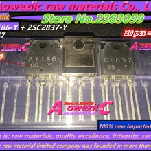 Aoweziic+ импортный 2SA1186-Y 2SC2837-Y 2SA1186 2SC2837 A1186 C2837 TO-247 усилитель мощности транзистор