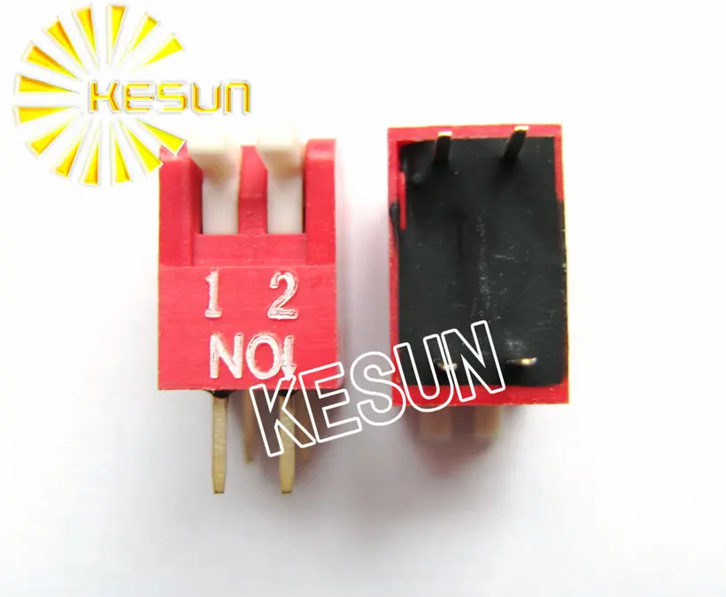 

FREE SHIPPING 10PCSx China Quality DP-02 Red 2P DIP Switch 2.54mm DIP-4 2 Position Encoder Switch