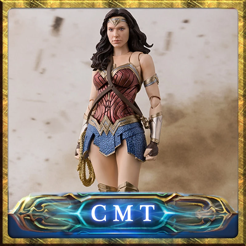 CMT Original Bandai Tamashii Nations Marvel Comics S.H.Figuarts SHF Wonder Wonam (Justice League) Anime Figure PVC Toys Figure