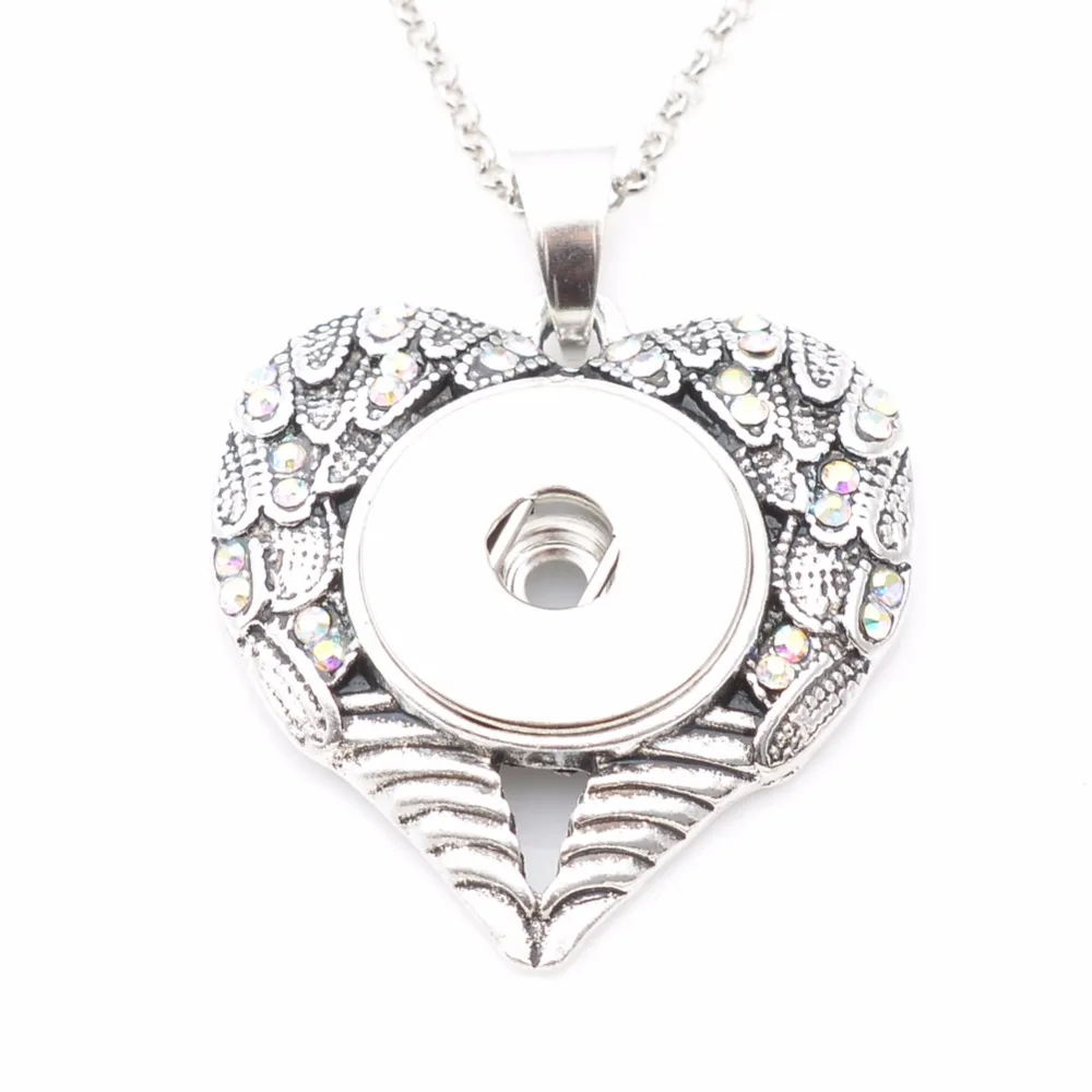 

New arrive snap button necklace, snap jewelry fit 18mm snap ND5125