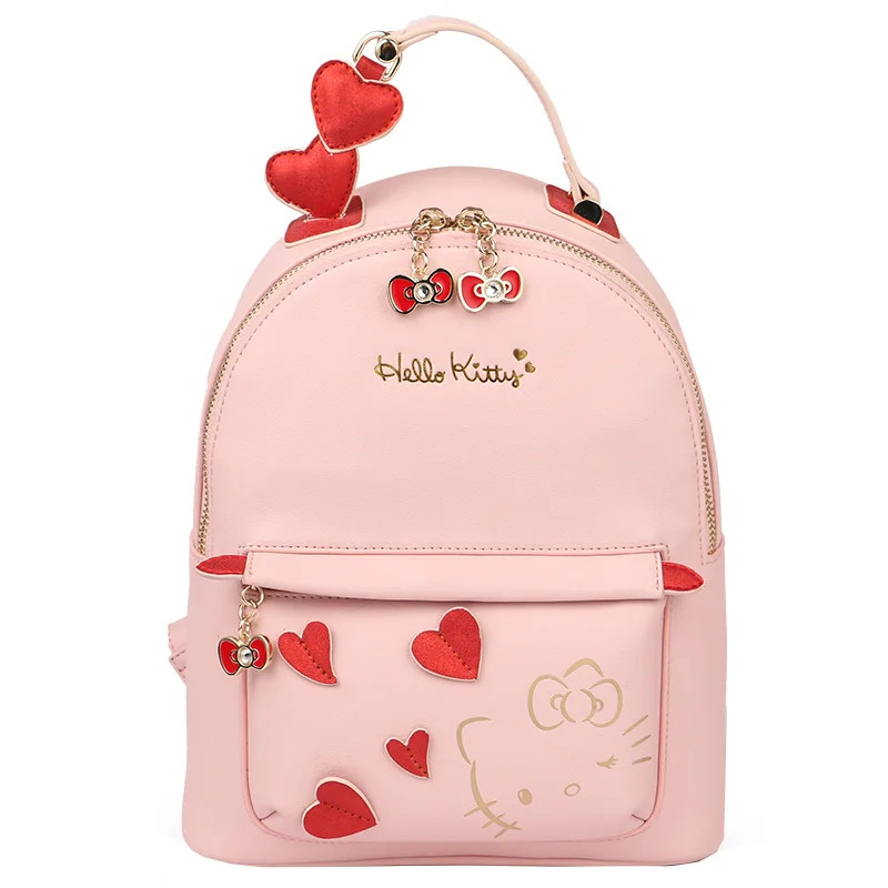 Женский рюкзак с принтом «Hello Kitty», сумка на плечо, сумочка, YEY-2288P - Цвет: Pink