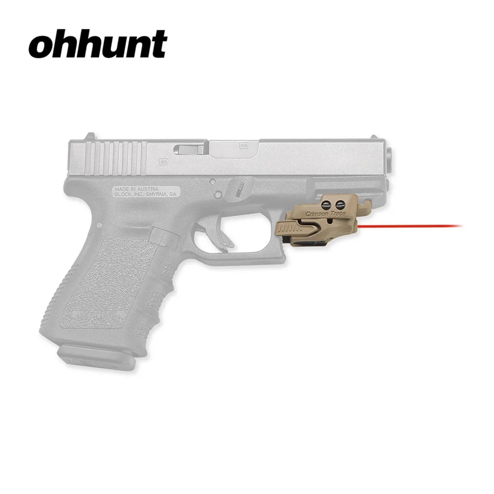 

Ohhunt Hunting Tactical Tan CMR-201 Rail Universal Micro Laser Sight For Rail-Equipped Pistol Air Rifles Free Shipping