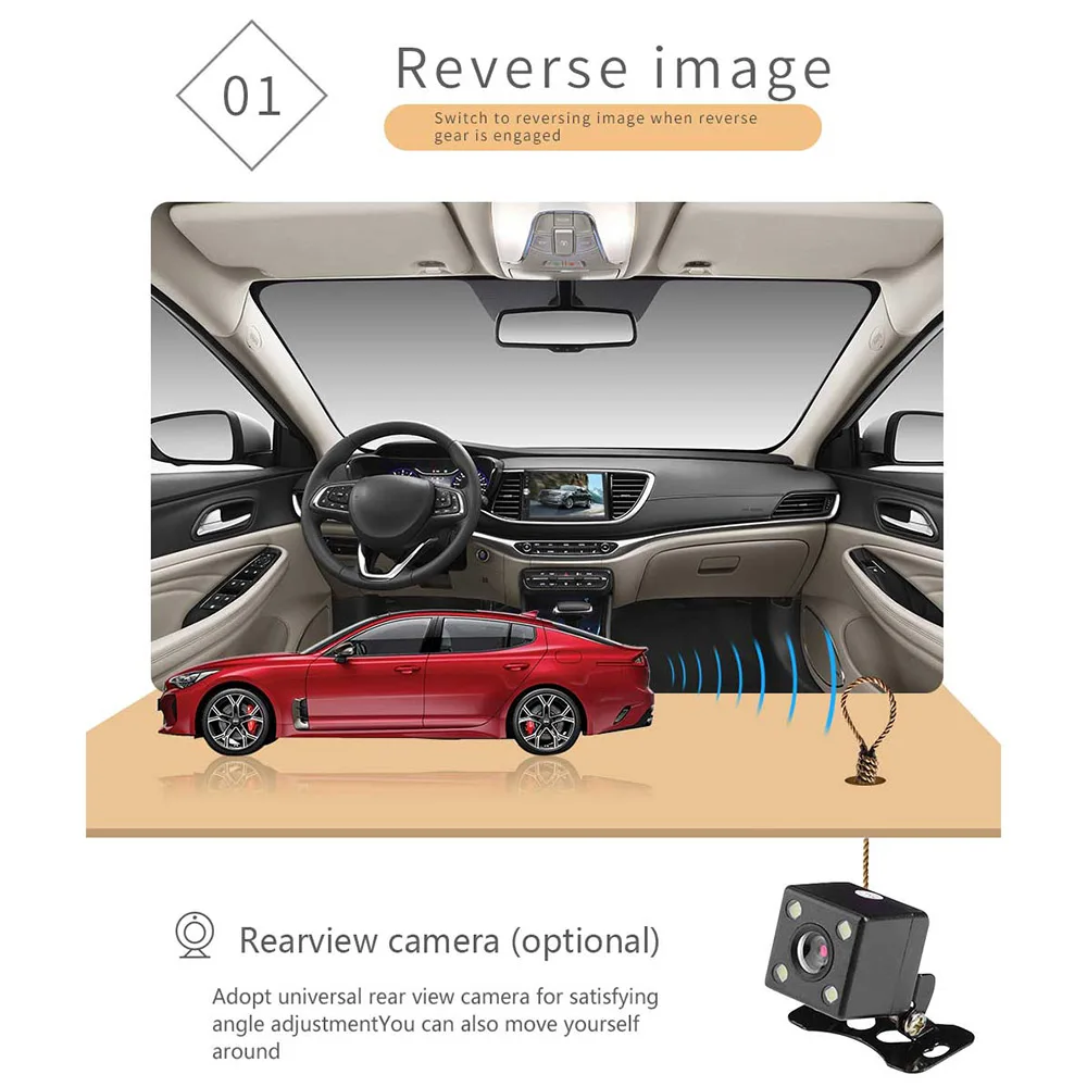 Автомагнитола Bluetooth Handsfree автомобильный MP5 плеер авторадио 2 Din Mirrorlink обратное изображение поддержка камеры заднего вида автомобиля стерео FM/TF