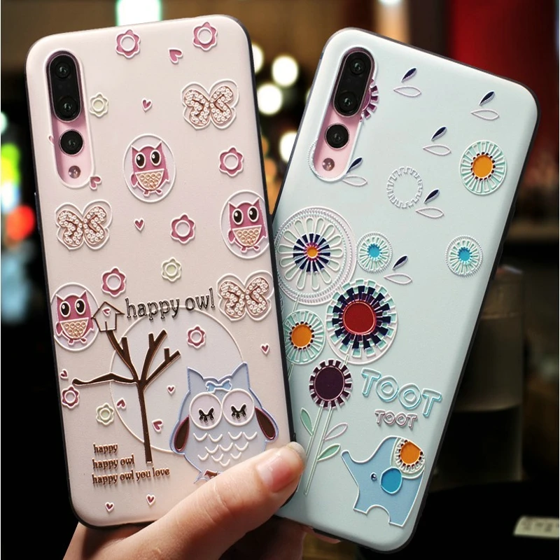 Coque For Huawei P20 P9 P8 Lite 2017 P Smart Cases Soft Honor 10 9 8 5C 5X 7C 7X Pro P10 Case |