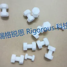 PTFE винты 4F болты пластиковые тефлоновые болты PTFE