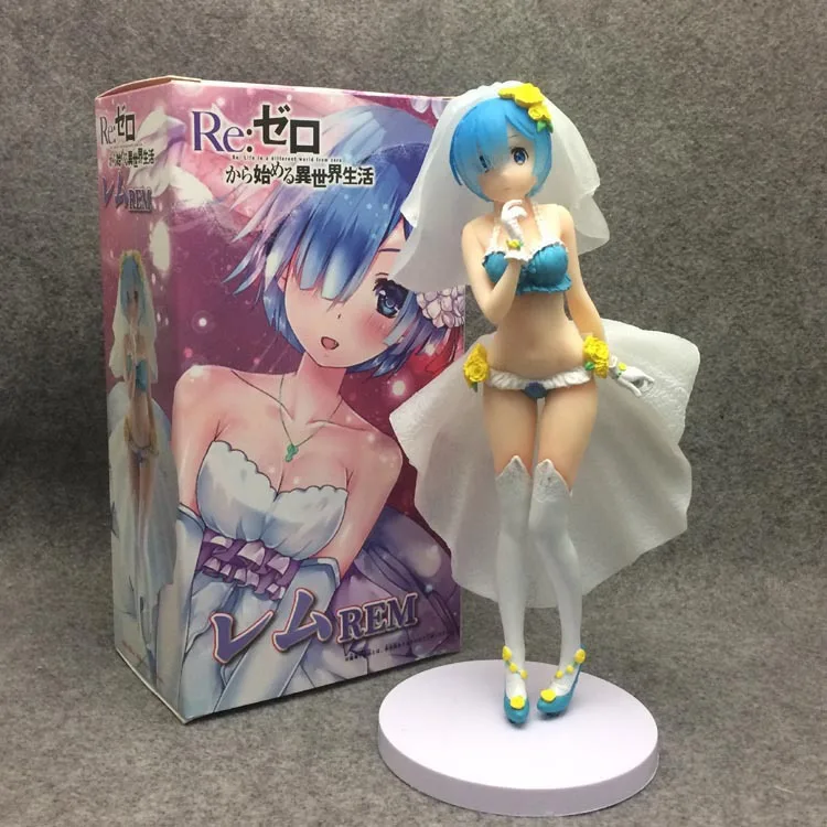 

Re: Life In A Different World From Zero Rem Wedding Dress Ver. Action Figure PVC Collectible Model Toy 22cm