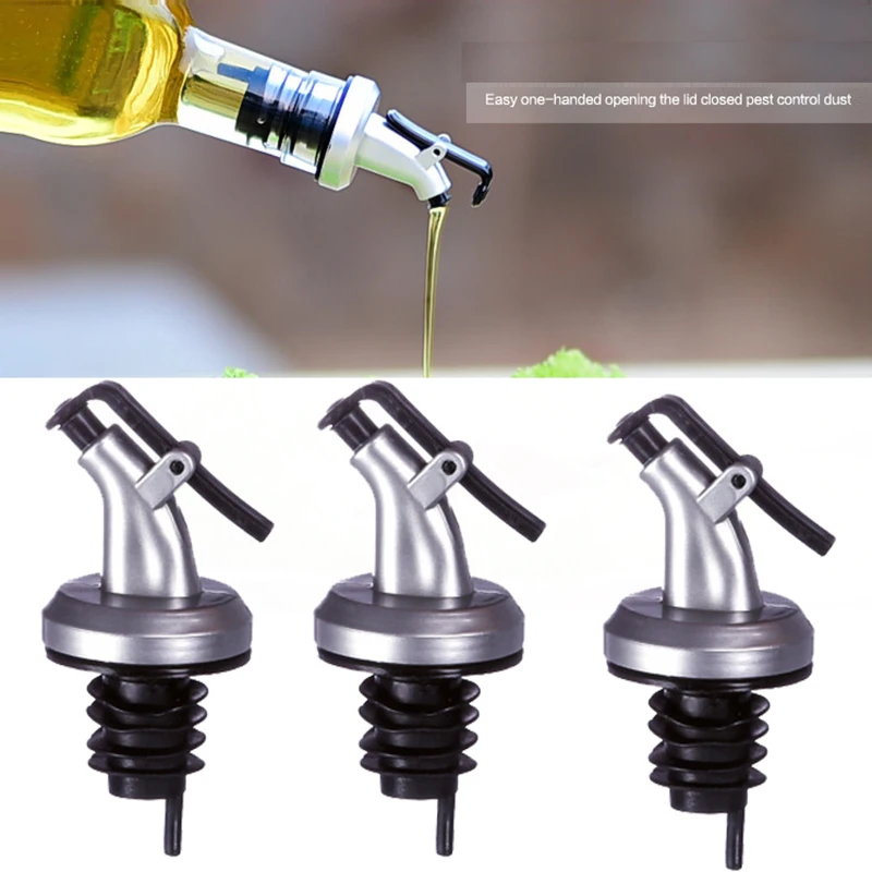 5pcs/lot Plastic Wine Olive Oil Pourer Bottle Dispenser Liquid Pourer