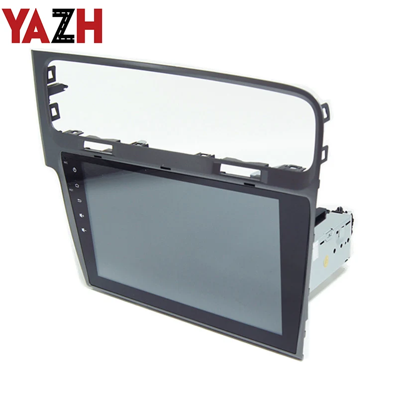 Sale YAZH 1 Din Auto Radio 2GB 32GB For Volkswagen Golf 7 Android 8.1 Car Stereo 10.1 inch IPS HD display screen car head unit NO DVD 4