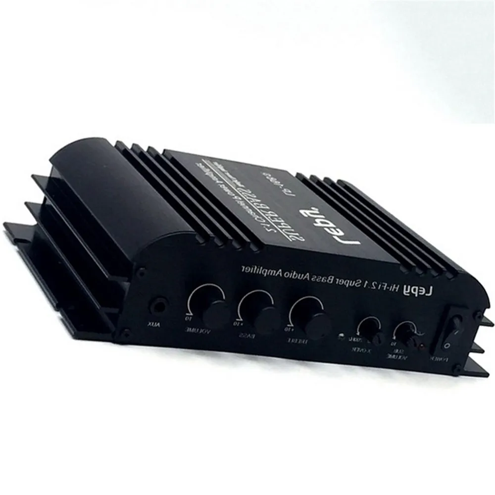 Lepy LP-168S Мощный сабвуфер 2,1 канальный автомобильный аудио усилитель басовый выход HiFi стерео звук с функцией AUX громкий динамик