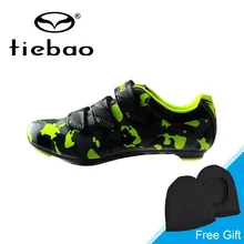 Tiebao, Ультралегкая дышащая обувь для шоссейного велосипеда авто-замок велосипедная обувь Атлетическая для активного отдыха дорожная велосипедная обувь Sapatos De ciclismo