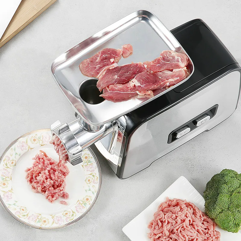Бытовая электрическая мясорубка маленький многофункциональный измельчитель из