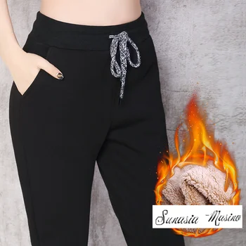 

brand Women harem Pants 2017 winter style Paige High elasticity Leisure High quality trousers S-3XL size