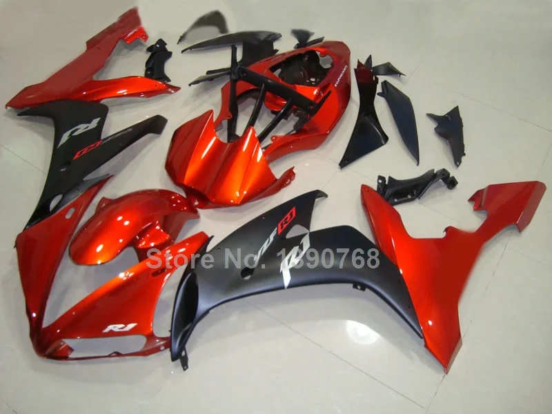Аксессуары для литья под давлением для YAMAHA YZF R1 04 05 06 винно-красный черный обтекатель для мотоцикла комплект YZFR1 2004 2005 2006 PQ35