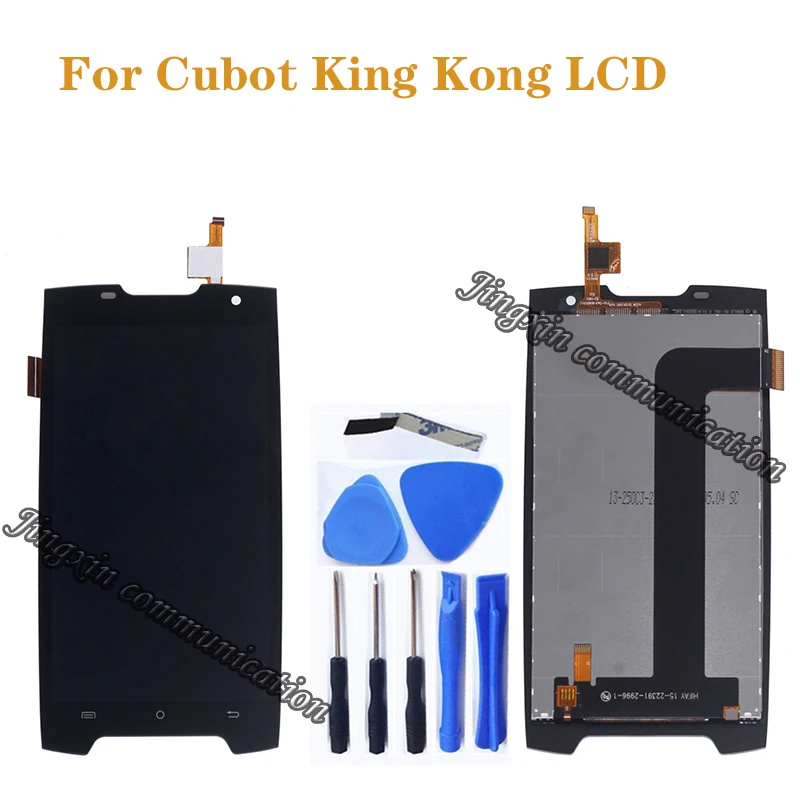 

5.0 inches for Cubot King Kong LCD + touch screen digitizer replacement for Cubot Kingkong LCD screen repair parts Free shipping