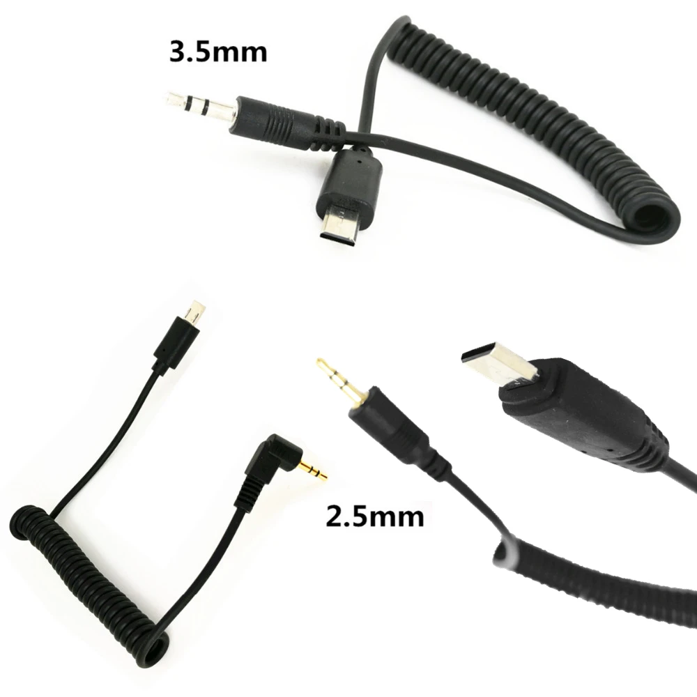 2.5 3.5 Remote Shutter Release Connecting Cable for Sony A58 NEX 3N A7 A3000 A5000 A6000 RX10