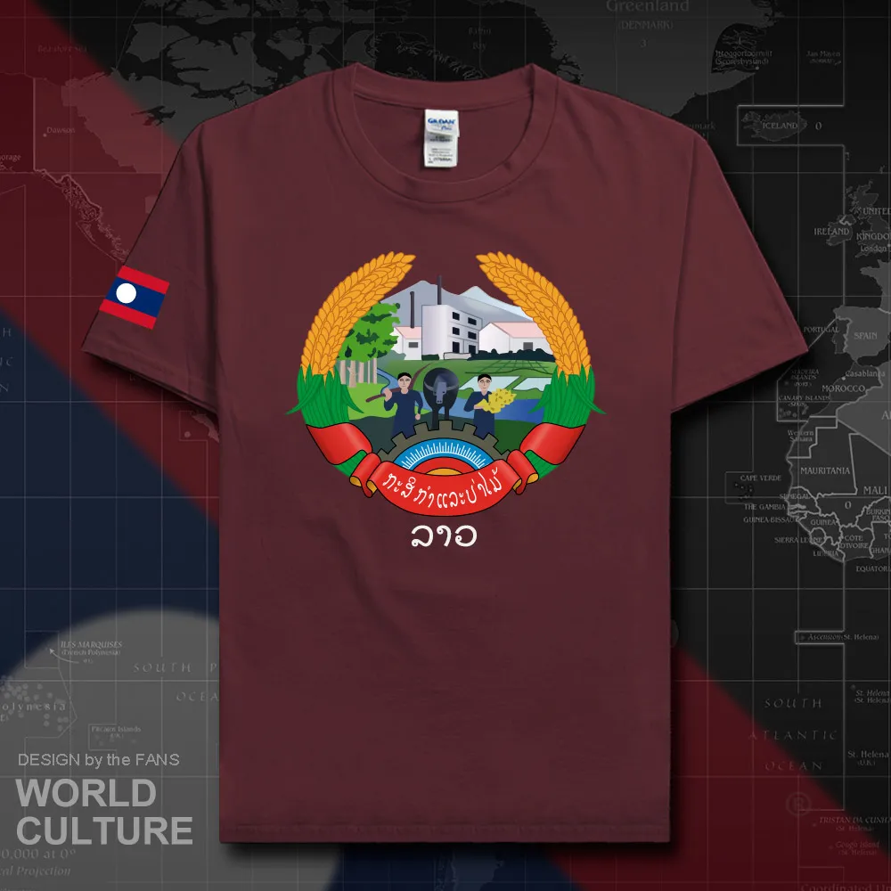 Download Laos men t shirt fashion 2018 jerseys nation team 100% ...