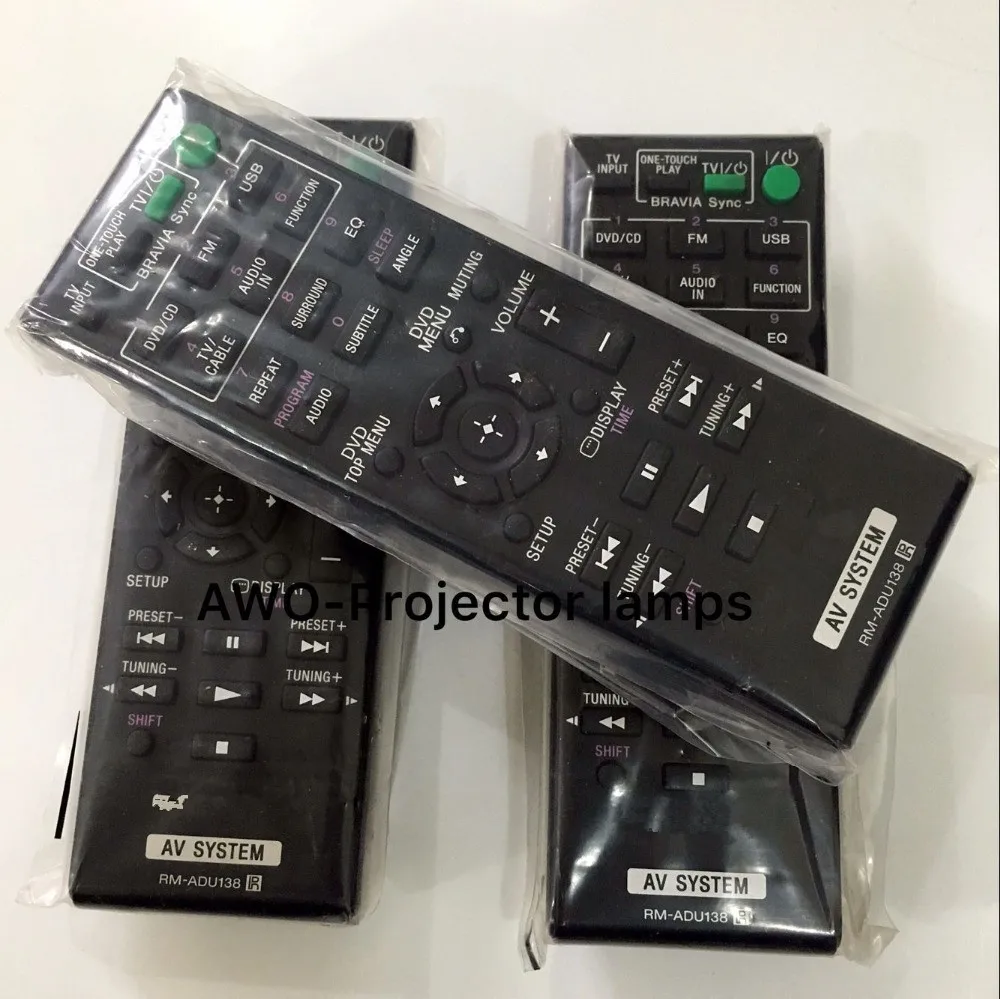 

RM-ADU138 Remote Control for Sony DAV-TZ135 DAV-TZ140 DAV-TZ145 DAV-TZ150 HBD-TZ140 HBD-TZ145 Home Theater System