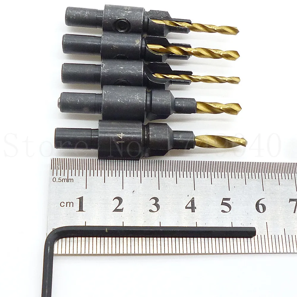Countersink Drill Bit 6mm shank Counterbore Counter Bit Counter sink Bits