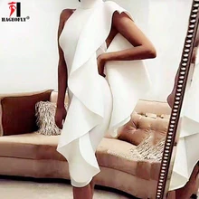 

HAGEOFLY Autumn Winter Eveing Party Vestido Women 2017 Vintage Butterfly Sleeve Turtleneck Lady Pencil Everday Dress New Arrival