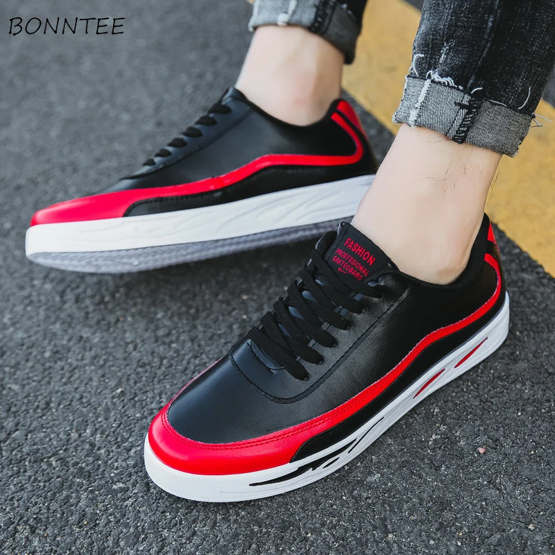 

Men's Vulcanize Shoes Leisure Trendy High Quality Deodorant Streetwear Non-slip Sneaker Men Flat with Thick Bottom Footwear Chic
