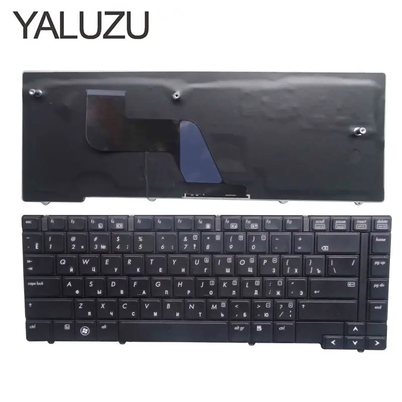  YALUZU new RU russian laptop keyboard for HP Elitebook 8440P 8440W 8440 Laptop Keyboard BLACK