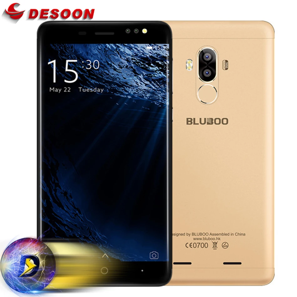 bilder für BLUBOO D1 MTK6580A Quad Core 1,3 GHz Smartphone ROM 16G RAM 2G Android 7.0 Handys 5,0 "HD Duad Rückseite Kameras 8MP 2600 mAh bilder für BLUBOO D1 MTK6580A Quad Core 1,3 GHz Smartphone ROM 16G RAM 2G Android 7.0 Handys 5,0 "HD Duad Rückseite Kameras 8MP 2600 mAh