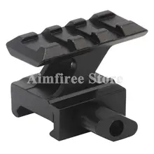 С красным лазером прицел кронштейн крепления Базы Прицела 20mm Airsoft Rifle Пикатинни Уивер рейку