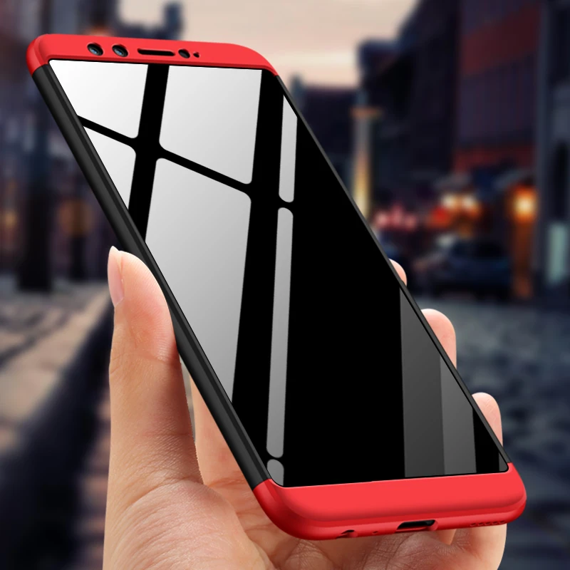 

Rugged Case for Huawei Honor 9 lite Case 360 Degree Full Protection Hard PC 3 in 1 Fundas Coque Cover Honor9 lite Shell