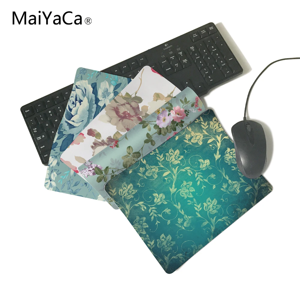 

MaiYaCa The Pattern of Flowers Mousepads Optical Computer Mouse Mat Mice Pads Gaming Speed Mats