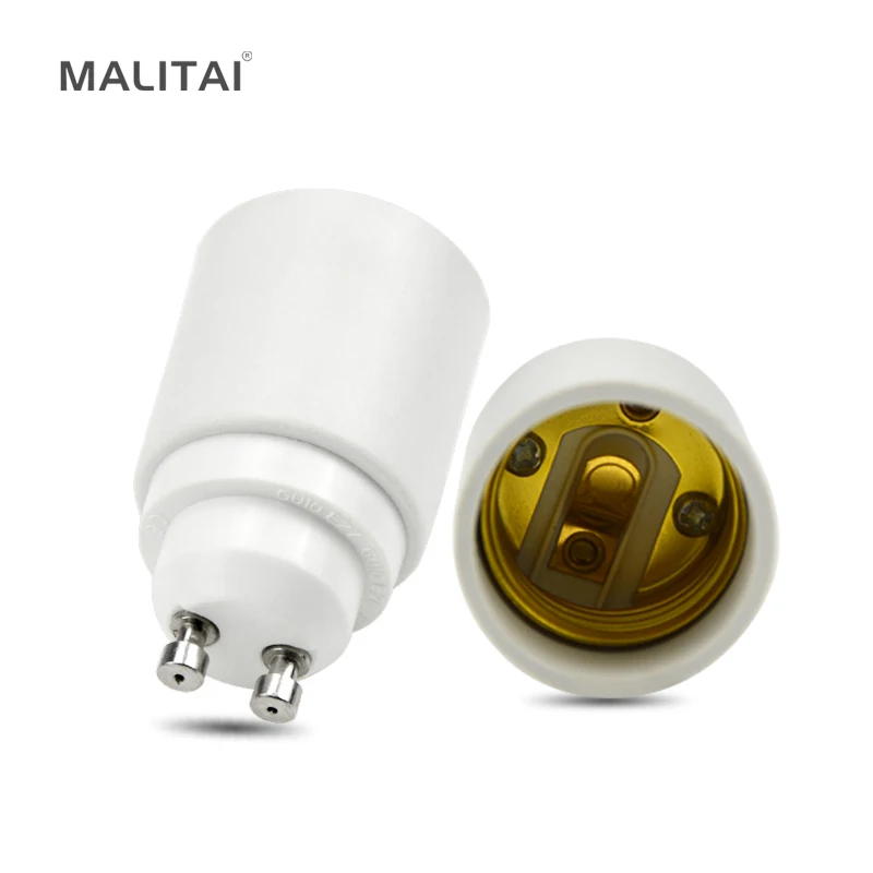 

1Pcs GU10 to E27 Fireproof Material lamp Holder Converters Socket Conversion Adapter light Base Type Bulb