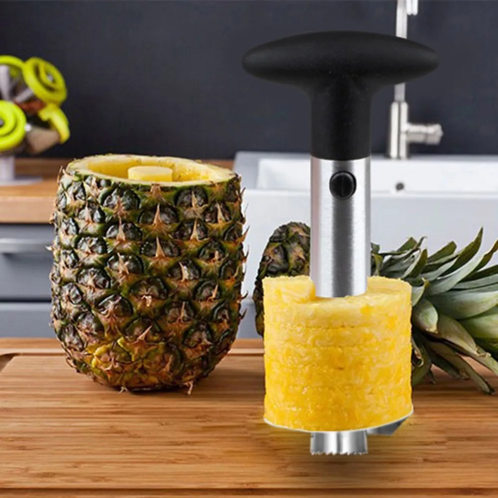 

1Pcs Stainless Steel Pineapple Peeling Machine Pineapple Cutting Machine Cutting Machine Fruit Gadgets Kitchen Tools Accessories