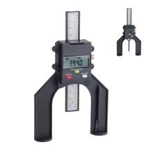 Cheapest prices Digital Depth Gauge 80mm With Magnetic Feet LCD Height Gauges Calipers For Router Tables Woodworking Measuring Tools