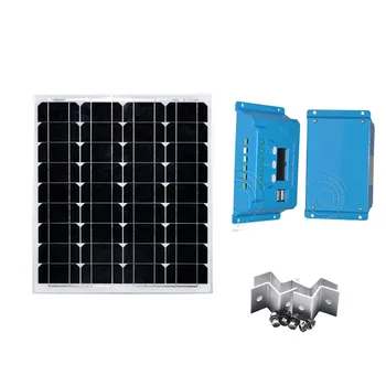 

Solar Set Kit Solar Panel 50w 12v Cargador Solar Solar Charge Controller 12v/24v 10A Dual USB Camping Led Motorhome Caravana RV