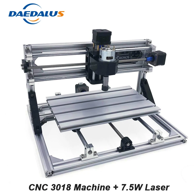 

Mini CNC 3018 Laser Engraving Machine 7500mw Laser Head ER11 PCB Milling Wood Router Wood Carving DIY Machine With GRBL Control